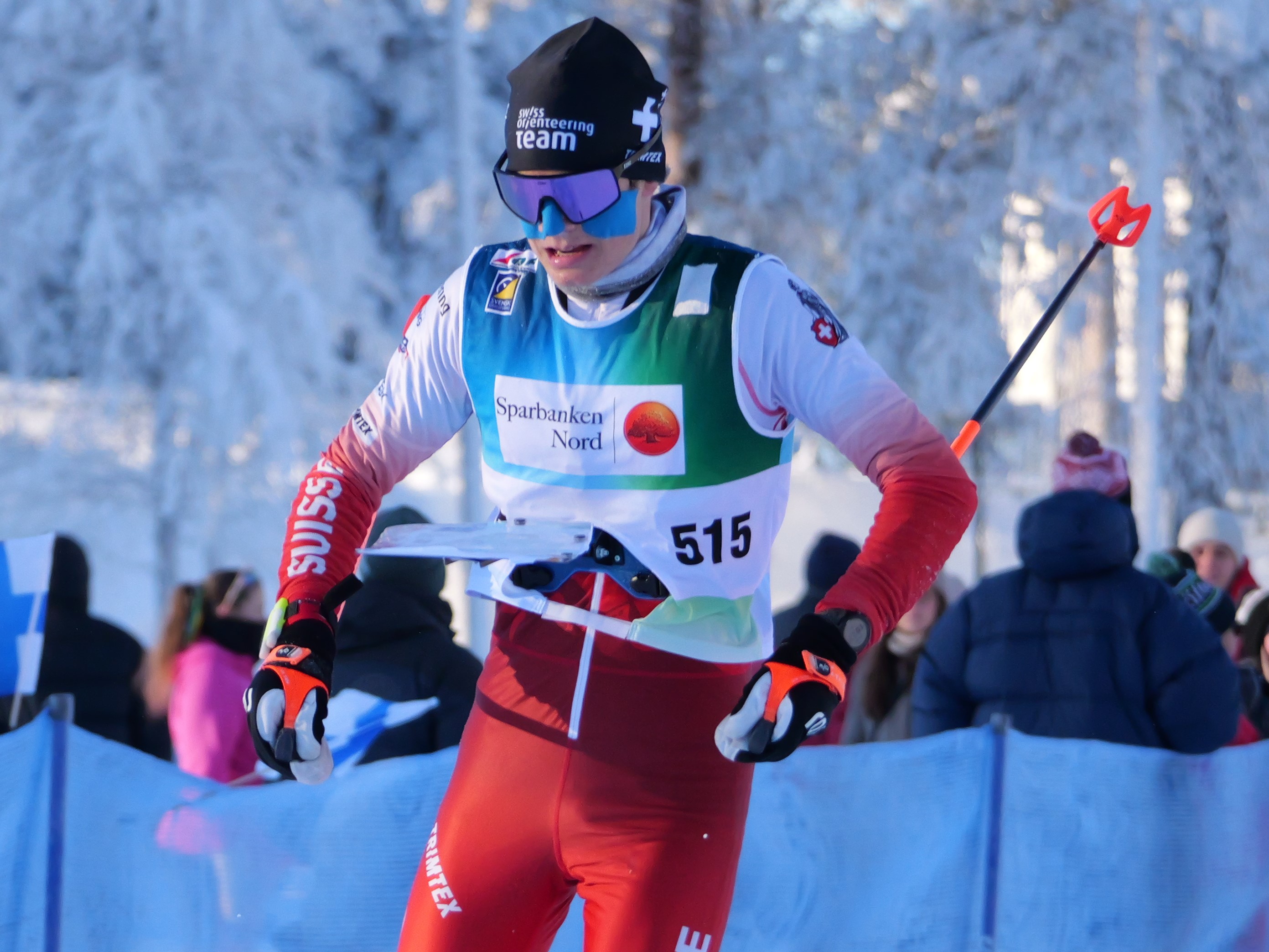 Andri Aebi SUI 7th place captured during Middle Distance EYSOC