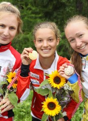 2016 jwoc middle podium women