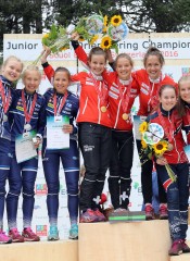 2016 jwoc staffel podium women 1