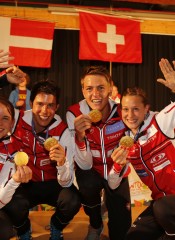 wm14 sprintstaffel medaillen