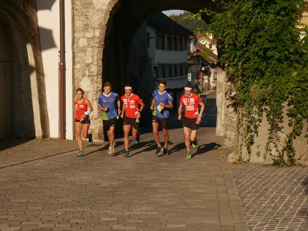 Zufriedene Gesichter im Ziel