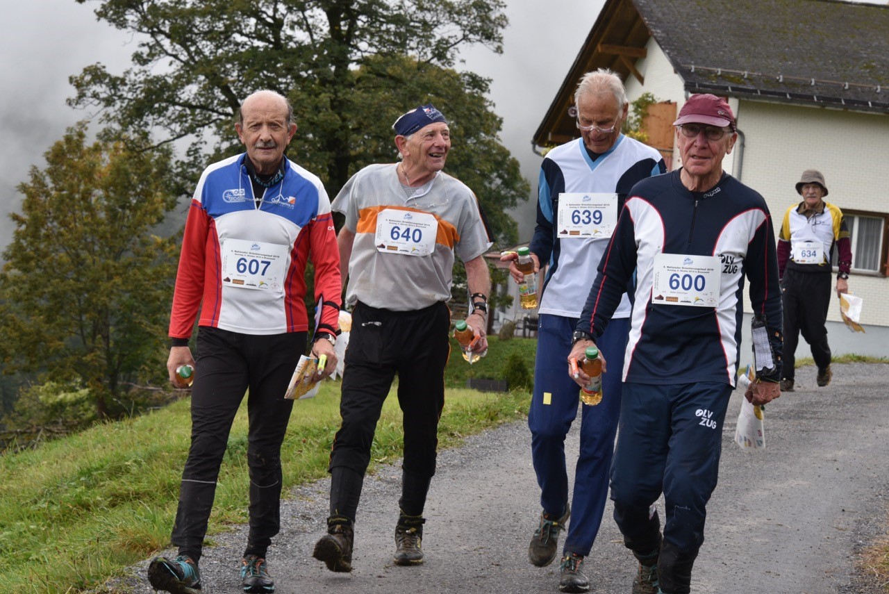 Zufriedene Gesichter im Ziel